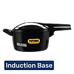 Hawkins Futura Hard Anodised Aluminium Pressure Cooker - Induction Base Black, IFP50 5 L