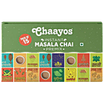 Chaayos Instant Tea Premix - Masala, Regular Sugar 330 g (15 Sachet x 22 g each)