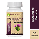 Pure Nutrition  Detox Liver Milk Thistle Ultra - Glutathione Booster, Support Healthy Liver 60 pcs 