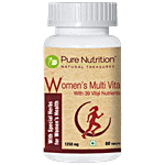 Pure Nutrition  Women's Multi Vita Tablets - With 39 Vital Nutrients, With Special Herbs, For Overall Health 1250 mg 60 pcs 