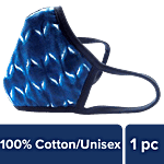 Airific Anti Viral & Anti Pollution N95 Face Mask - Bethel, Large, Blue Print 1 pc