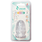 Vauva Silicone Feeding Nipple/Teat Regular Neck - Size XL 2 pcs