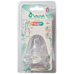 Vauva Silicone Feeding Nipple/Teat Wide Neck Nipple - Size S 2 pcs