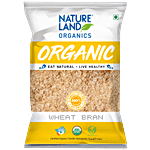 Natureland Organics Wheat Bran 400 g Pouch
