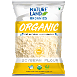 Natureland Organics Soybean Flour 500 g Pouch