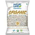 Natureland Organics Biryani Basamti Rice/Chawal 1 kg Pouch