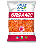 Natureland Organics Malka Masur 500 g Pouch