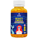 Chicnutrix Mighty Omega - Omega 3 Fatty Acids, Chocolate Flavour 60 capsules