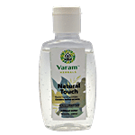 Varam Natural Touch Rapid Hand Sanitizer - Herbal Extracts, Alcohol Based, Kills 99.999% of the Germs without Water 100 ml 