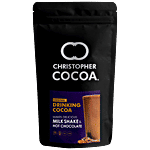 Christopher Cocoa Drinking Chocolate Cocoa Powder - Dark No Sugar, Bake, Cake, Hot Chocolate, Drinking Shakes 1 kg 
