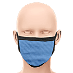 Shipra Commercial Pvt. Ltd. Face Mask - 3 Layer Knitted Mask, Outdoor Protection, Reusable 7 x 4.75 inch (Pack of 3)