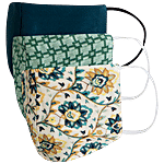 FabAlley 3 Ply Reusable Face Mask - Marine 3 pcs 