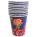 B Vishal Paper Glass - Assorted Colour 178 x 330 mm (Pack of 10)