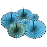 B Vishal Paper Decoration Ball - Blue, 660 x 432 mm 6 pcs