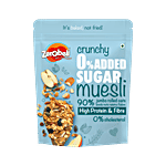 Zerobeli Crunchy Muesli - No Sugar Added 425 g