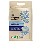 Organic Tattva Organic White Basmati Rice 5 kg Pouch