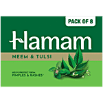 Hamam  Neem Tulsi & Aloe Vera Bathing Soap Bar (Combo Pack of 8) 150 g