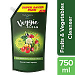 Veggie Clean Fruits & Vegetables Washing Liquid - Safely Removes Germs, Chemicals & Waxes 750 ml