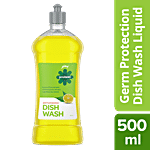 Godrej Protekt Germ Protection Dish Wash Liquid Gel – Removes Grease, Fragrance: Lime 500 ml