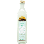 PRISTINE Organic Cold Pressed Coconut Oil 500 ml Glass Bottle