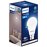 Philips Stellar Bright LED Bulb - Crystal White, Round, 16 Watts, B22 Base 1 pc 