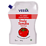 Veeba Truly Tomato Ketchup - No Added Preservatives 900 g Pouch