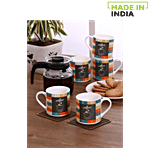 Claycraft Stacko Coffee Mugs - Hilton 304 330 ml (Set of 6)