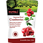 Nutraj American Dried Cranberries - Moist & Juicy 70 g Pouch