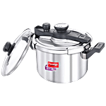 Prestige Svachh Stainless Steel Clip On Pressure Cooker (20230) 5 L