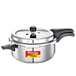 Prestige Deluxe Alpha Svachh Stainless Steel Outer Lid Pressure Cooker - Induction Base, 20255 5 L 