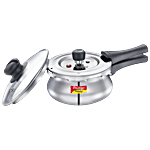 Prestige Svachh DLX Alpha Steel Outer Lid Pressure Cooker (20265) 1.5 L (Handi)