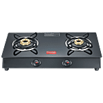 Prestige 2 Burner Gas Stove - Marvel Plus Glass Tables, GTM02 40094 1 pc