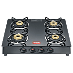 Prestige 4 Burner Gas Stove - Marvel Plus Glass Tables, GTM04 40355 1 pc