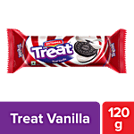 Britannia Treat Sandwich Biscuits - Kool Vanilla 120 g 