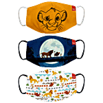 Bonorganik Face Mask For Kids - Lion King 13 x 13 cm (Pack of 3)