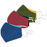 Fairkraft Creations Washable Face Mask - 3 Layer Protection, Reversible 3 pcs (Pack of 3)