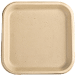 Chuk Disposable Mini Meal Plate - Square 9 inch (Pack of 25)