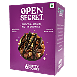 Open Secret Chocolate Almond Nutty Cookies - With No Maida, Healthy 75 g
