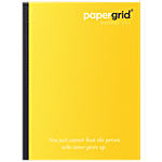 Papergrid King Size Notebook - Single Line, 160 Pages, Soft Cover 1 pc