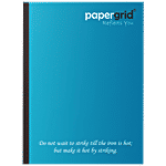 Papergrid King Size Notebook - Four Line, 160 Pages, Soft Cover 1 pc