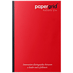 Papergrid A4 Notebook - Single Line, 160 Pages, Soft Cover 1 pc