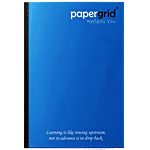 Papergrid A4 Notebook - Unruled, 384 Pages, Soft Cover 1 pc 