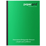 Papergrid King Size Notebook - Unruled, 160 Pages, Soft Cover 1 pc