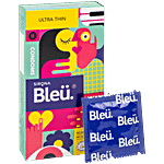 SIRONA Bleu Ultra Thin Natural Latex Condoms 8 pcs