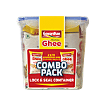 Gowardhan Gow Ghee/Tuppa Festival Pack With Lock & Seal Container 2 L (Pack of 2)