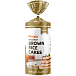 Pintola Organic Wholegrain Brown Rice Cakes - All Natural, Unsalted 130 g