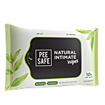 Peesafe Natural Intimate Wipes 10 pcs