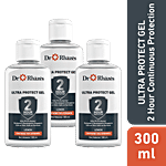 Dr Rhazes 2 Hour Protection Ultra Protect Gel - Lemon, Alcohol Based, Kills 99.9% Germs 100 ml (Pack of 3)
