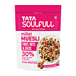 Tata Soulfull Millet Muesli - With 30% Fruit Nuts & Seeds, Breakfast Cereal 500 g