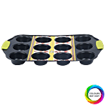 Seven seas Carbon Steel 12 Cup Muffin Pan - Assorted Colour 1 pc